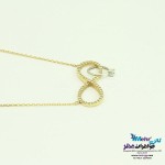 گردنبند طلا - طرح بینهایت