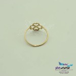 انگشتر طلا - طرح شبدر 4 برگ