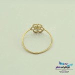 انگشتر طلا - طرح گل
