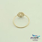 انگشتر طلا - طرح گل