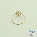 انگشتر طلا - طرح گل