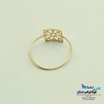 انگشتر طلا - طرح گل