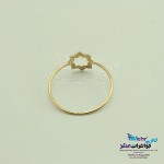 انگشتر طلا - طرح هندسی