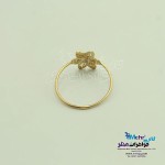 انگشتر طلا - طرح گل