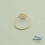 انگشتر طلا - طرح گل