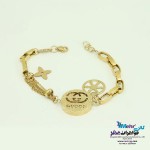دستبند طلا - طرح گوچی