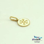 آویز طلا - طرح برف