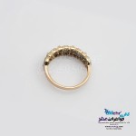 انگشتر طلا - طرح حلقه پشت حلقه