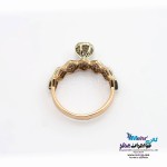 انگشتر طلا - طرح حلقه پشت حلقه