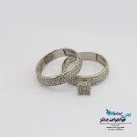 انگشتر طلا - طرح حلقه پشت حلقه