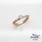 انگشتر طلا - طرح حلقه پشت حلقه