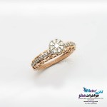 انگشتر طلا - طرح حلقه پشت حلقه