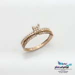 انگشتر طلا - طرح حلقه پشت حلقه