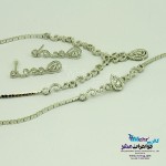 سرویس طلا - گردنبند - دستبند - گوشواره - طرح اشک