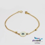 دستبند طلا - طرح چشم نظر