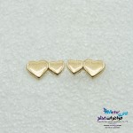 گوشواره طلا - طرح 2قلب