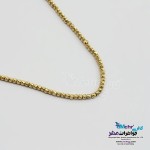 گردنبند طلا - طرح گوی تراش