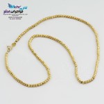 گردنبند طلا - طرح گوی تراش
