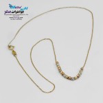 گردنبند طلا - طرح گوی تراش