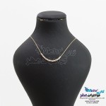 گردنبند طلا - طرح گوی تراش