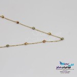گردنبند طلا - طرح گوی تراش