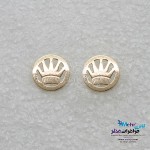 گوشواره طلا - طرح تاج