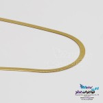 زنجیر طلا - طرح نفرتیتی طول 40 سانتی متر عرض 5