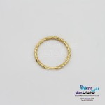 انگشتر طلا - طرح طنابی