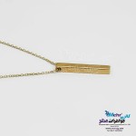 گردنبند طلا - طرح مکعب عشق