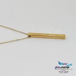 گردنبند طلا - طرح مکعب عشق