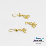 نیم ست طلا – آویز و گوشواره - طرح پروانه