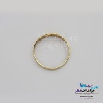 انگشتر طلا- طرح خط موازی
