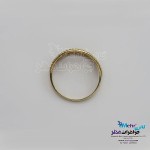 انگشتر طلا- طرح خطوط موازی