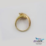 انگشتر طلا- طرح ممزوج