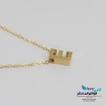 گردنبند طلا – طرح حروف لاتین