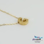 گردنبند طلا – طرح حروف لاتین