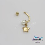پیرسینگ طلا – طرح ستاره