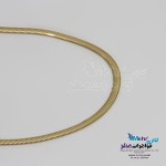 زنجیر طلا - طرح تیغ ماهی طول ۴۵ سانتی‌متر