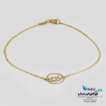 دستبند طلا - طرح گوشی پزشکی