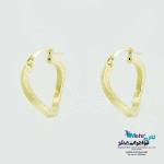 گوشواره گیره ای طلا - طرح ورساچه