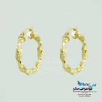 گوشواره گیره ای طلا - طرح ورساچه
