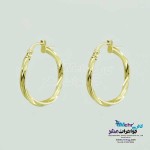 گوشواره گیره ای طلا - طرح دیوید یورمن