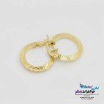 گوشواره گیره ای طلا - طرح لویی ویتون
