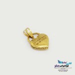 آویز طلا - طرح قلب