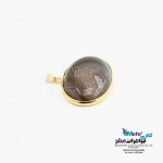 آویز طلا - سنگ عقیق