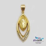 نیم ست طلا - آویز و گوشواره و انگشتر - طرح گوچی