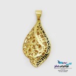 نیم ست طلا - آویز و گوشواره و انگشتر - طرح شکوفه سیب