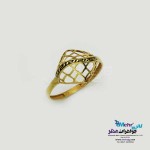 نیم ست طلا - آویز و گوشواره و انگشتر - طرح ورساچه