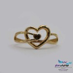 انگشتر طلا- طرح قلب