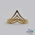 انگشتر طلا- طرح قله
